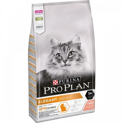 Корм Purina Pro Plan Optiderma Elegant Adult для красоты шерсти и здоровья кожи с лососем