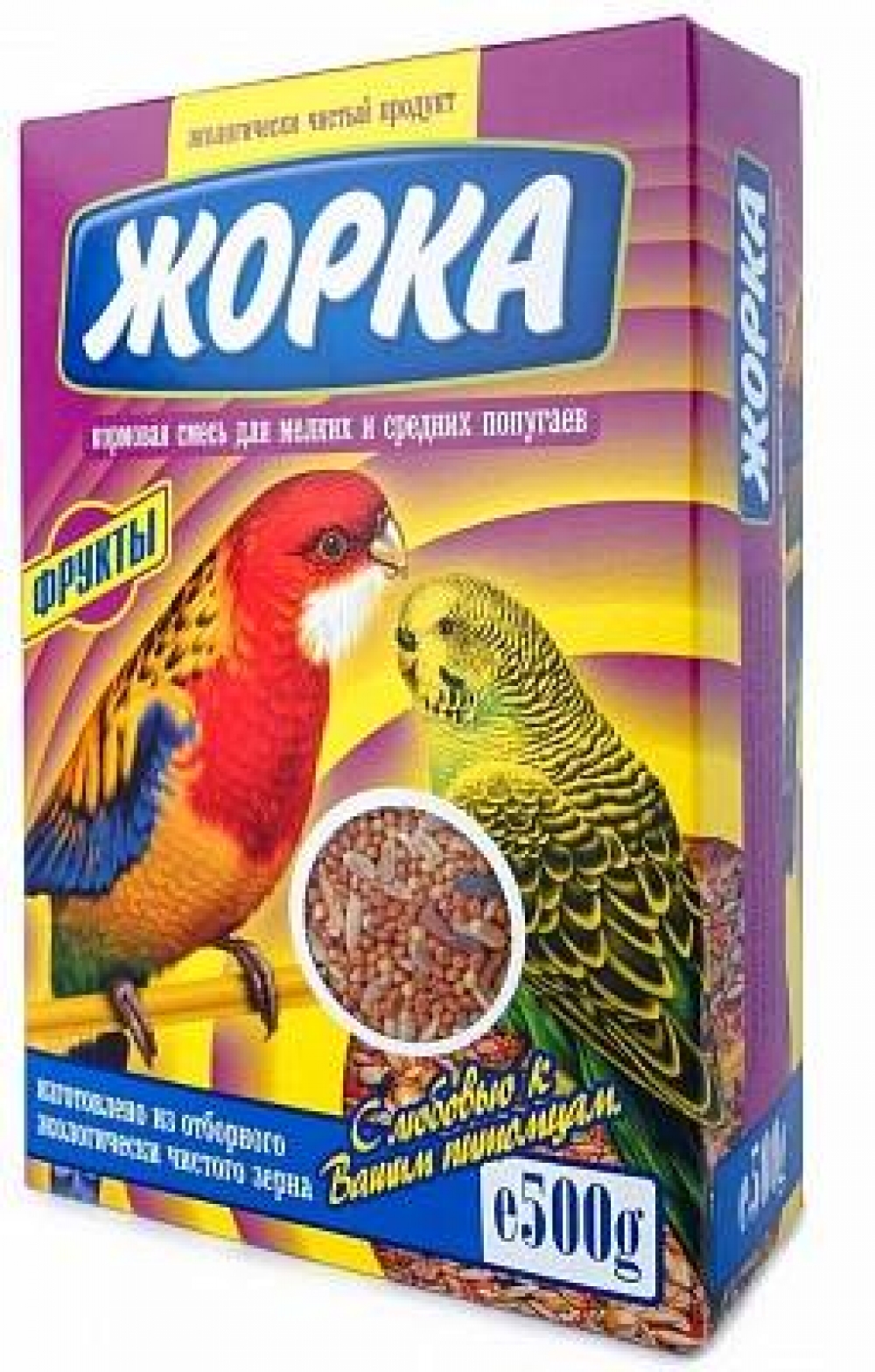 Корм для средних и мелких попугаев Жорка Фрукты