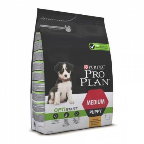 Pro Plan Medium Puppy Optistart сухой корм для щенков средних пород, с курицей