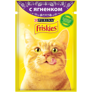 Влажный корм для кошек Friskies с ягненком в подливе (85гр)