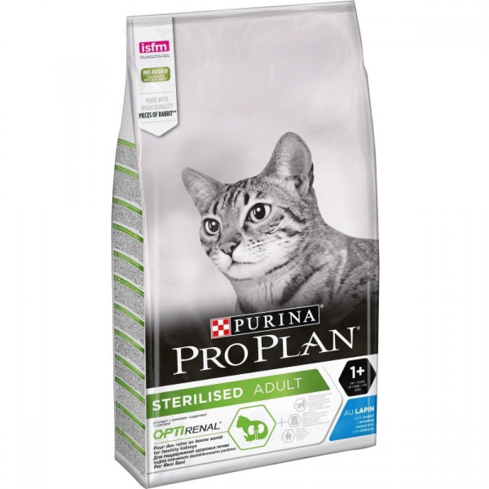 Корм Purina Pro Plan Optidigest Sterilised для кастрированных кошек с кроликом