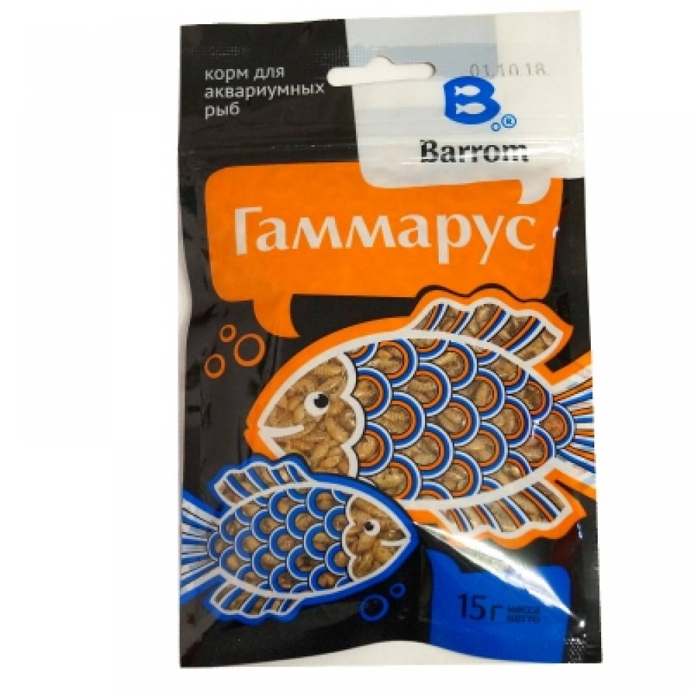 Корм для рыб Барром Гаммарус тушки (15г)