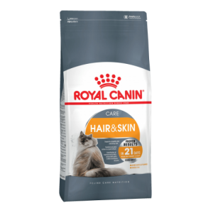 Royal Canin HAIR & SKIN CARE для взрослых кошек в целях поддержания здоровья кожи и шерсти