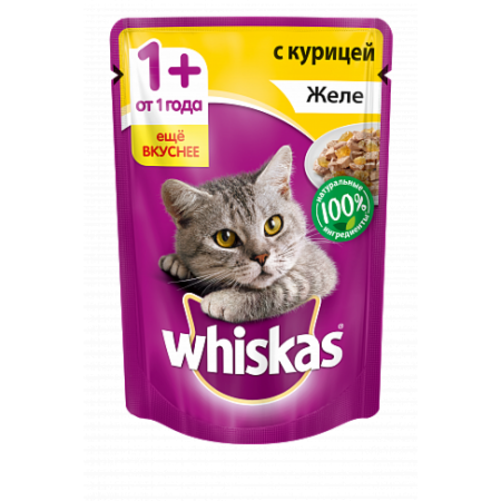 Whiskas желе с курицей