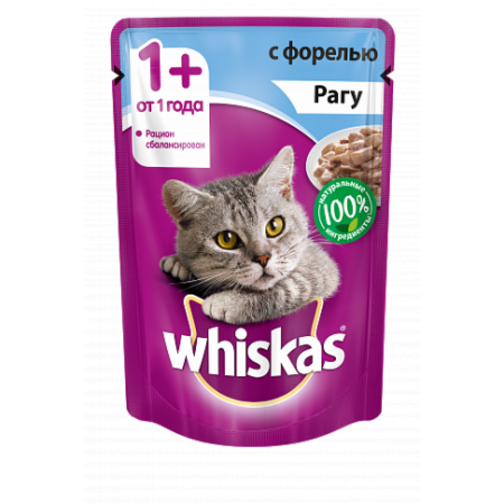Whiskas рагу с форелью